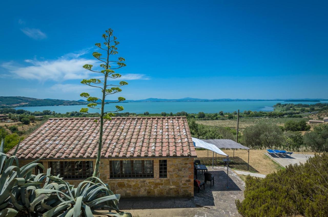 Aparthotel Poloturisticoumbria Rustico Con Piscina Vista Lago à Passignano sul Trasimeno Extérieur photo